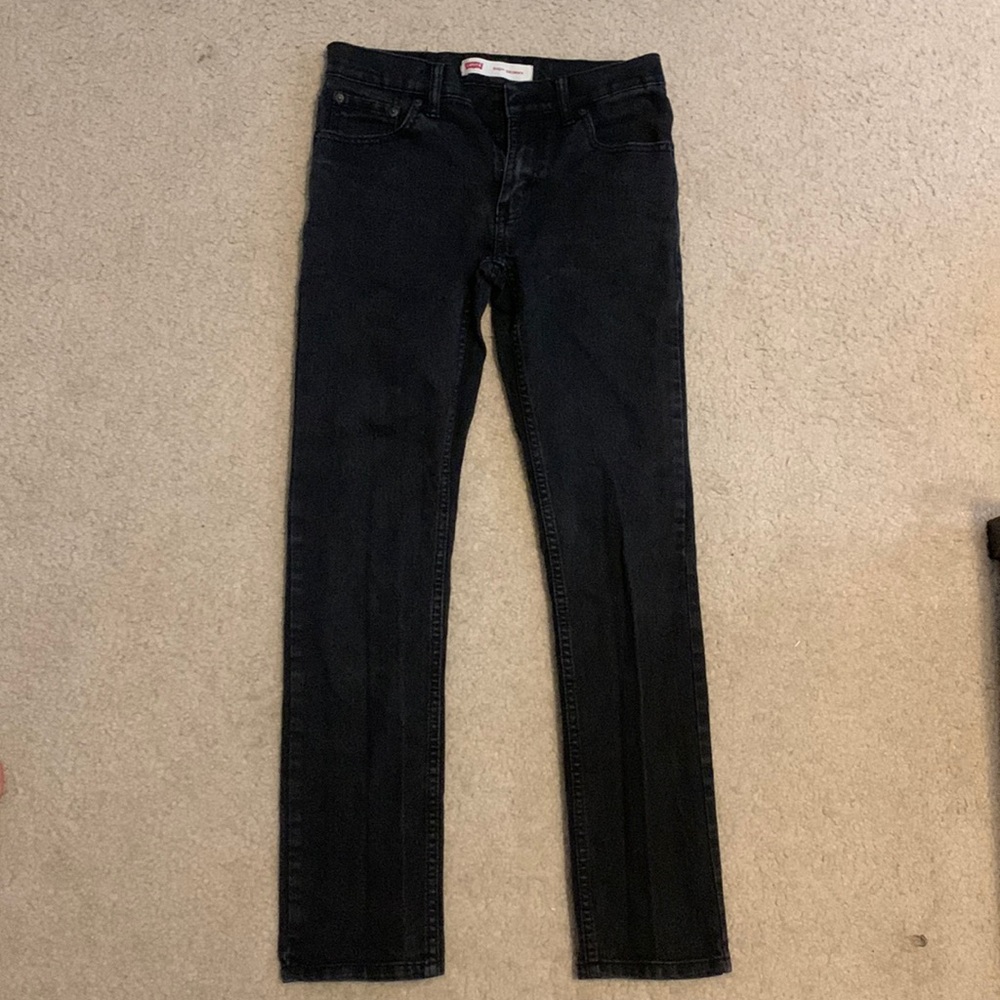 Boys Levi’s 510 black skinny jeans size 16